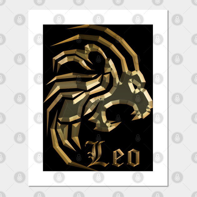 leo zodiac gold edition - Leo Zodiac - Posters and Art Prints | TeePublic